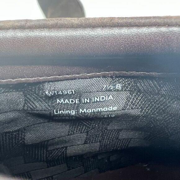 Cole Haan Booties Leather Brown Side Zip Block Heel Womens Size 7.5 - Picture 2 of 9